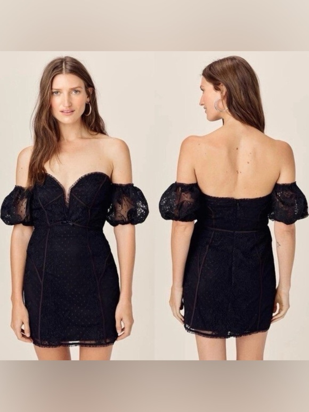 NWT For Love & Lemons Azalea Mini Dress XS